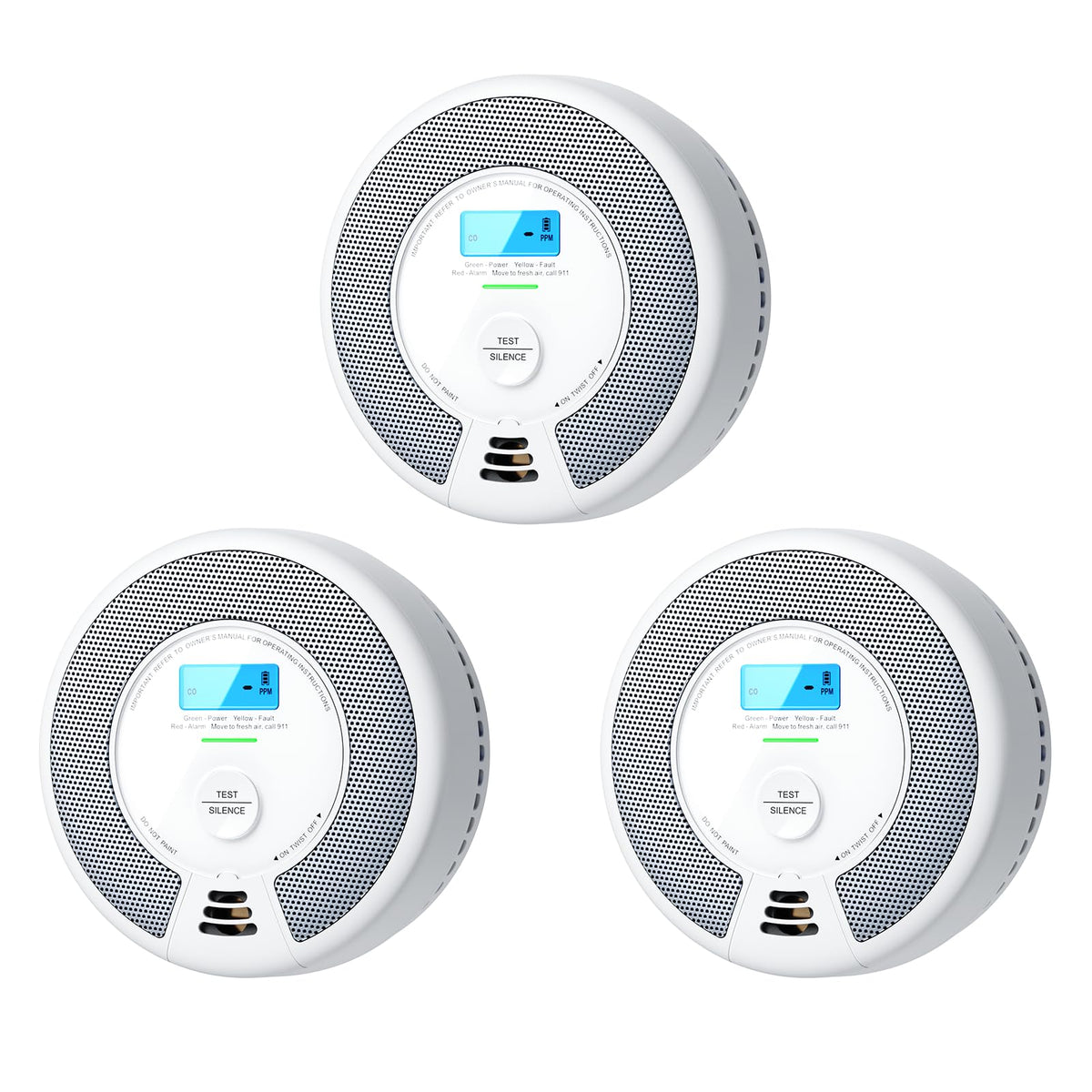 Smoke and Carbon Monoxide Detector Combo 3-Pack H653676