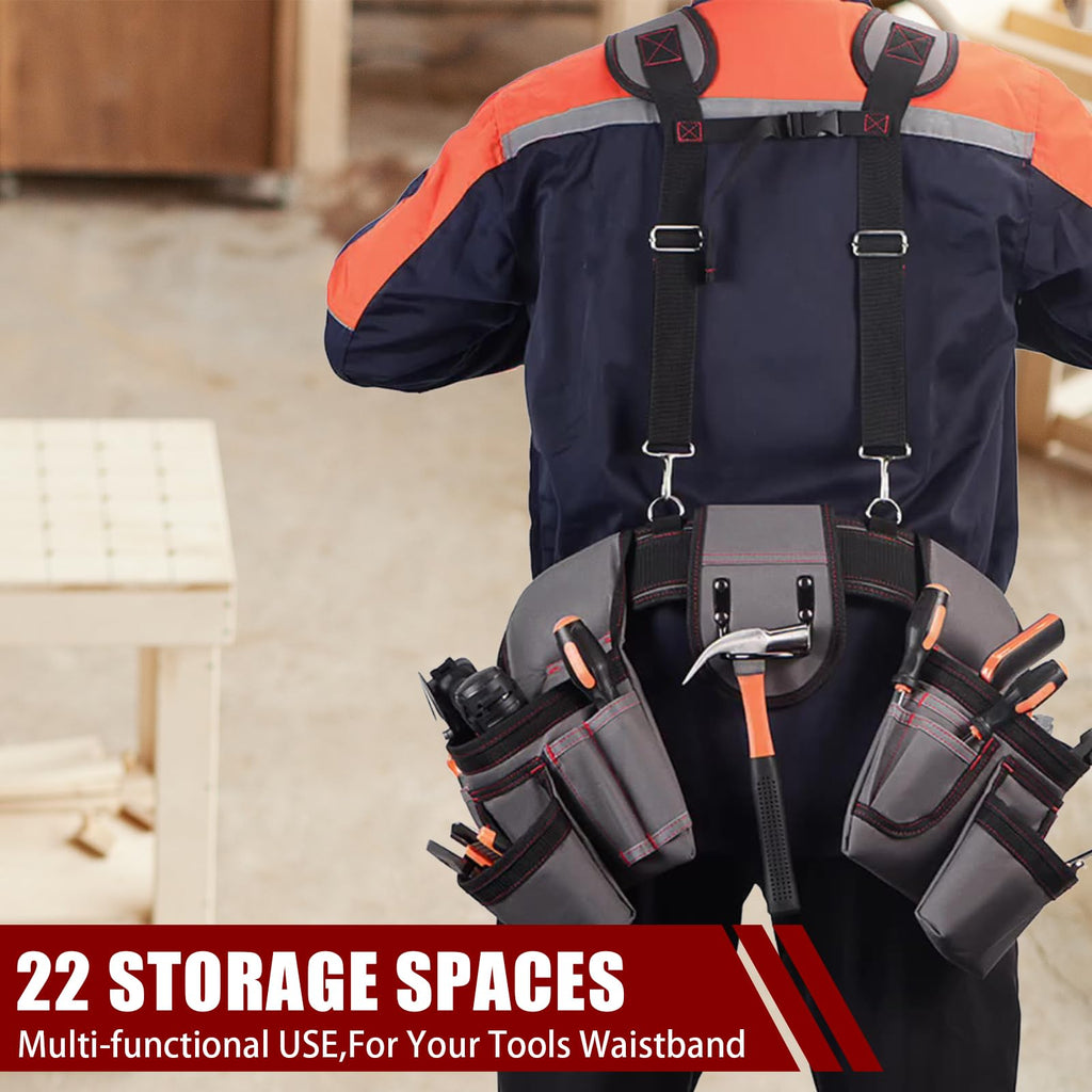 Heavy Duty 22 Pockets Adjustable Tool Belt W39474
