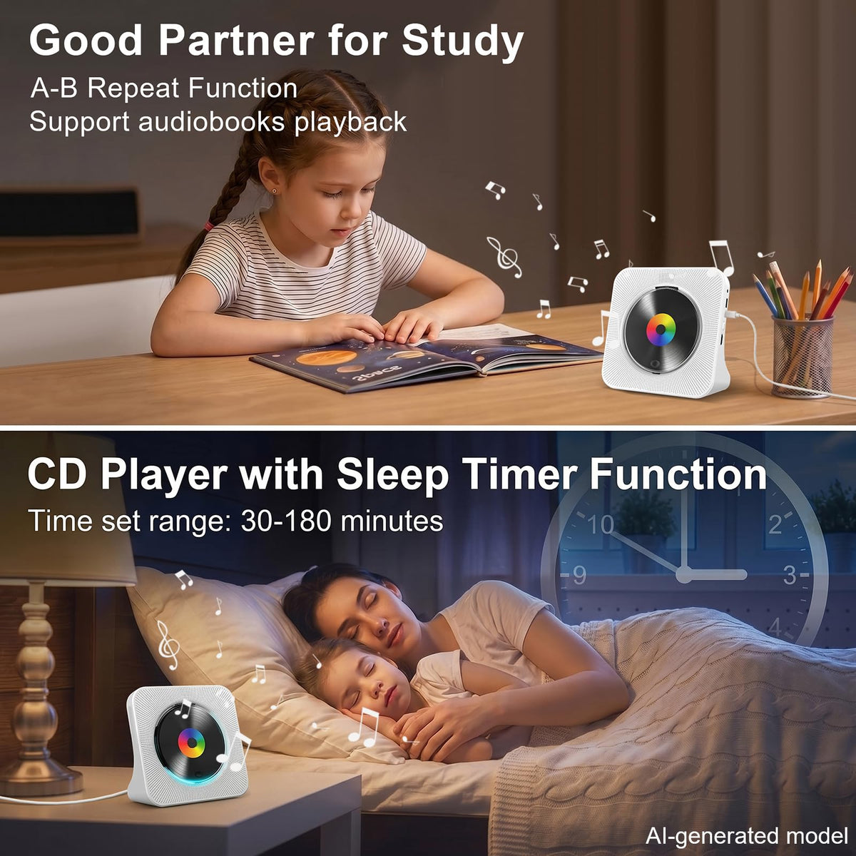 Portable Bluetooth CD Player J388354