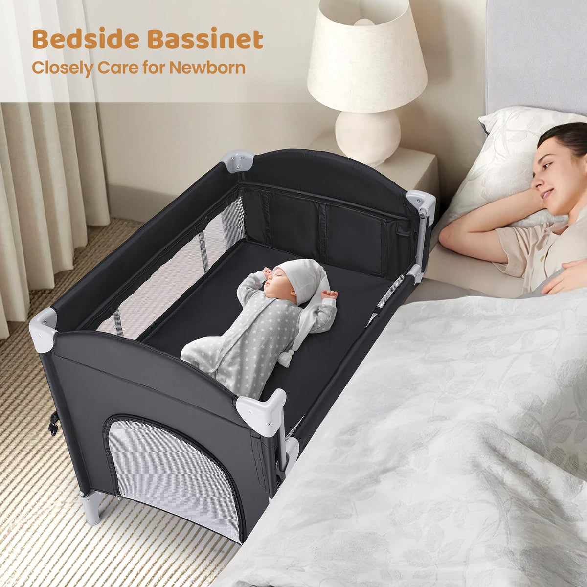 5-in-1 Pack and Play with Bassinet and Changing Table S852912