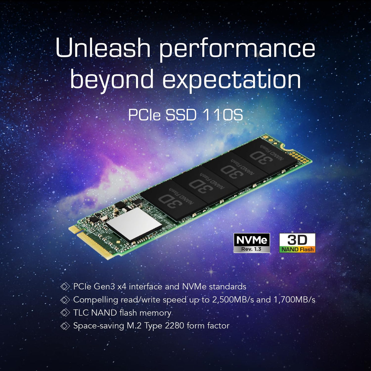 512GB PCIe 3.0 M.2 2280 SSD X77513