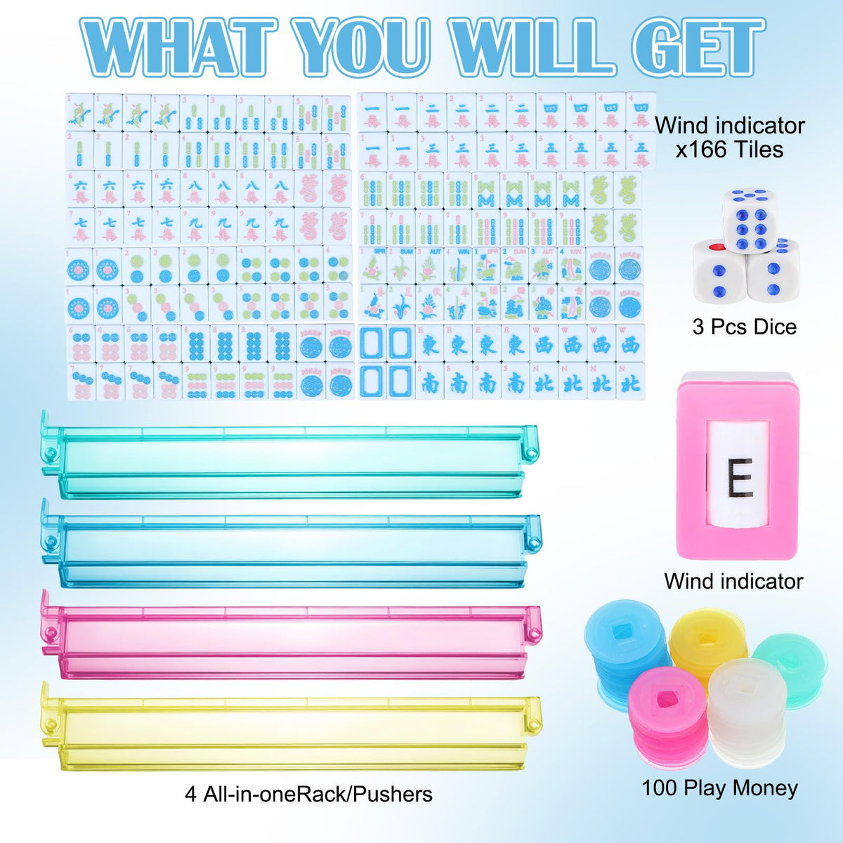 American Mahjong Tile Set M6419