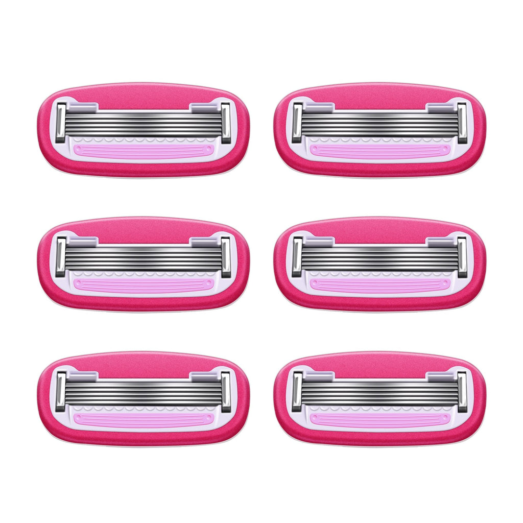 5-Blade Razor Refills, 6 Cartridges (Pack of 2) L9790