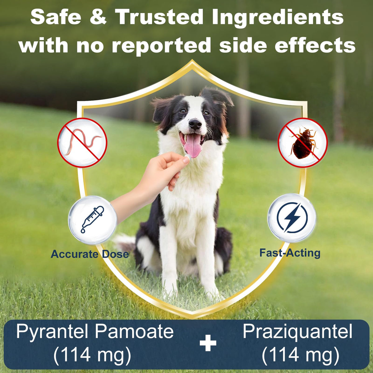 7-Way Dewormer for Dogs, 30 Tablets T1811