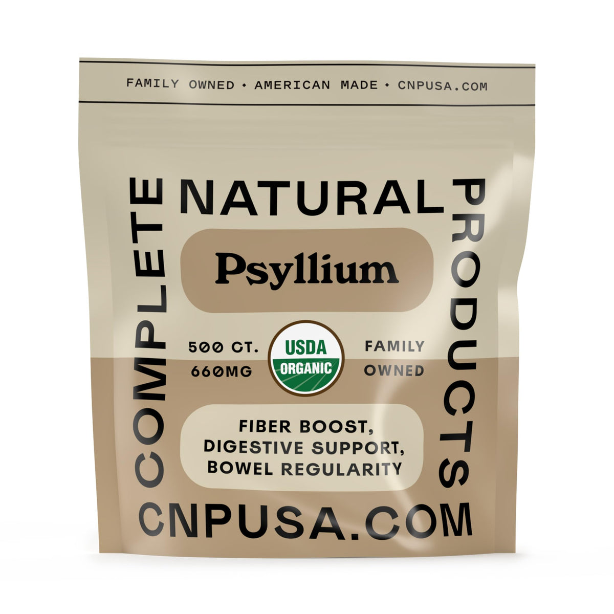Organic Psyllium Husk Capsules 660mg 500ct O94778