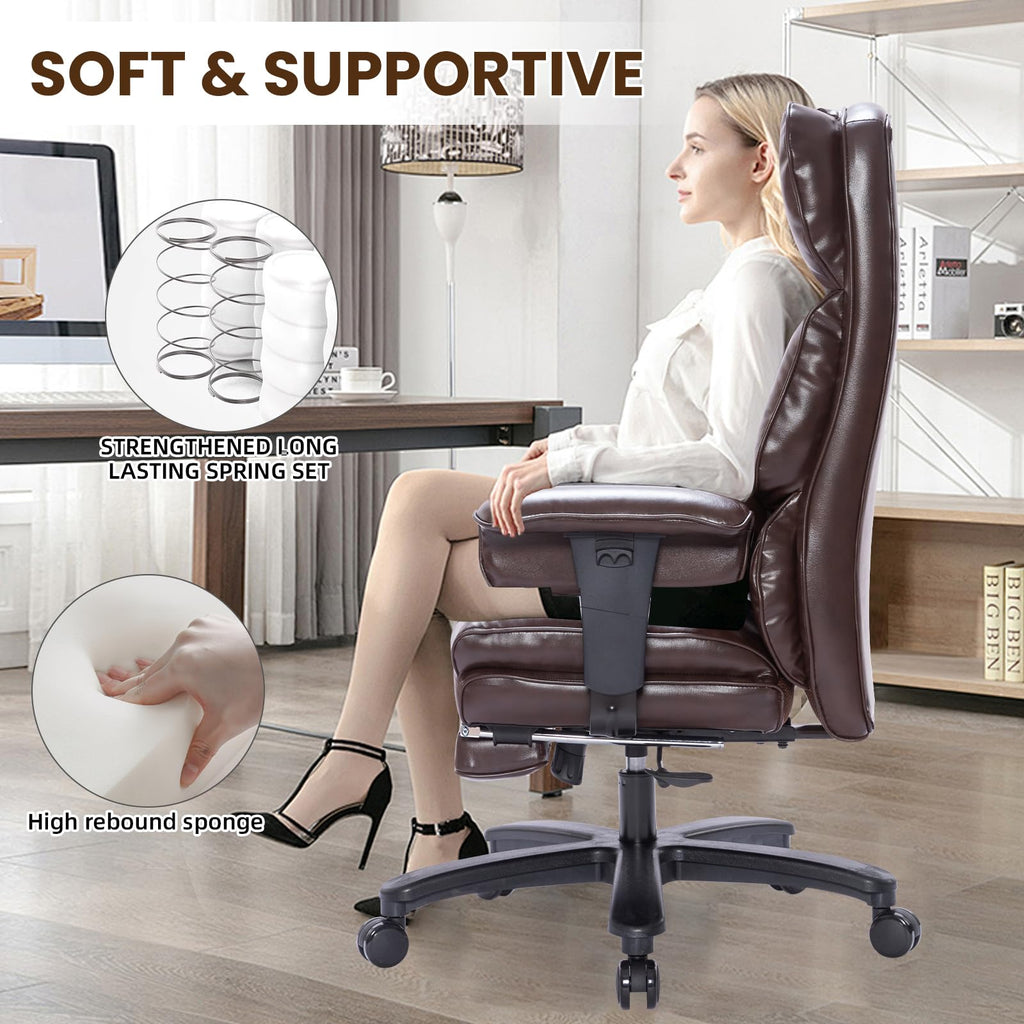 Big and Tall Office Chair with Foot Rest I6211