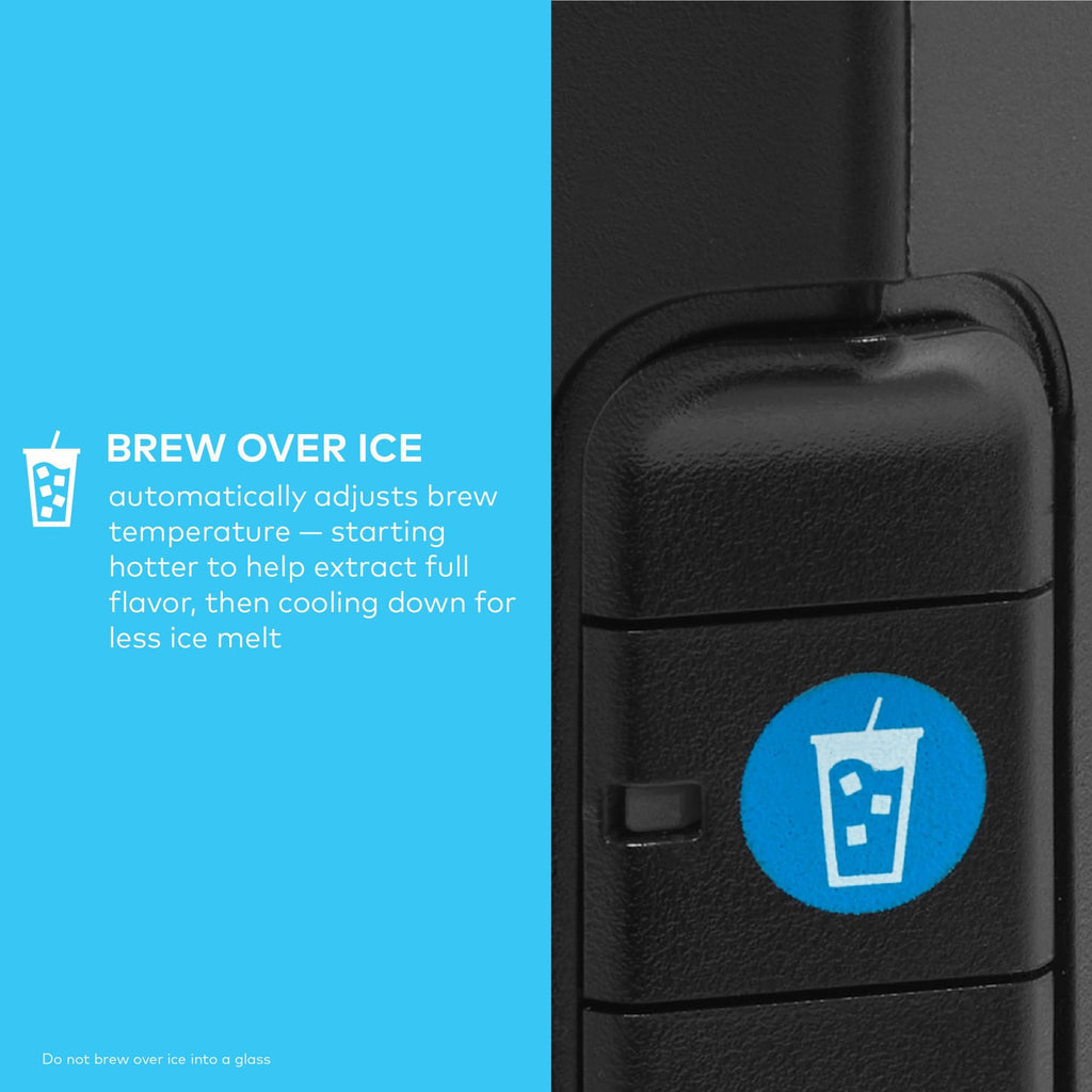 Single Serve Coffee Maker and Frother, 3 Brew Sizes, Black B911