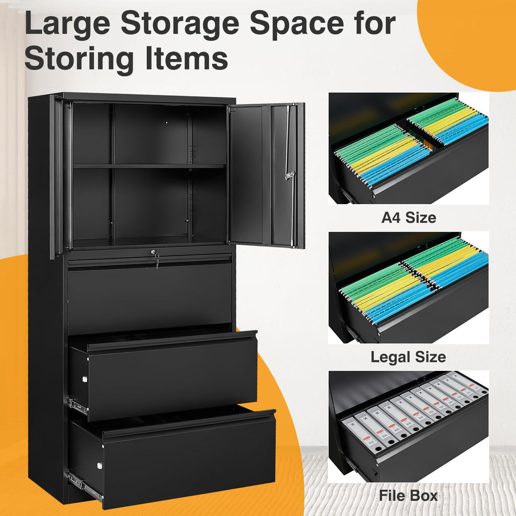3 Drawer Metal Lockable File Cabinet P487