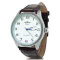 Mechanical Watch Automatic Self-Winding White Dial Blue Hands L892865