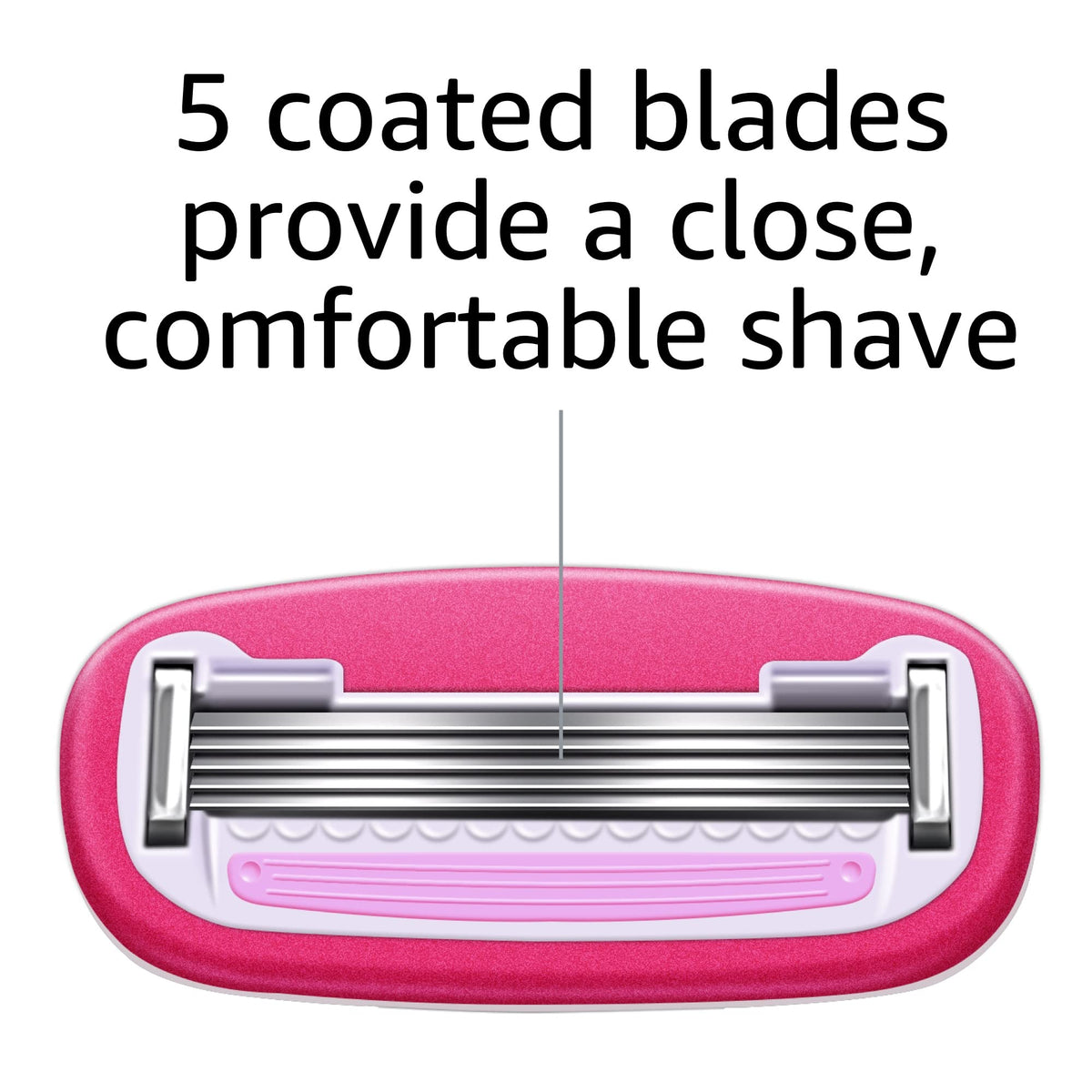 5-Blade Razor Refills, 6 Cartridges (Pack of 2) L9790