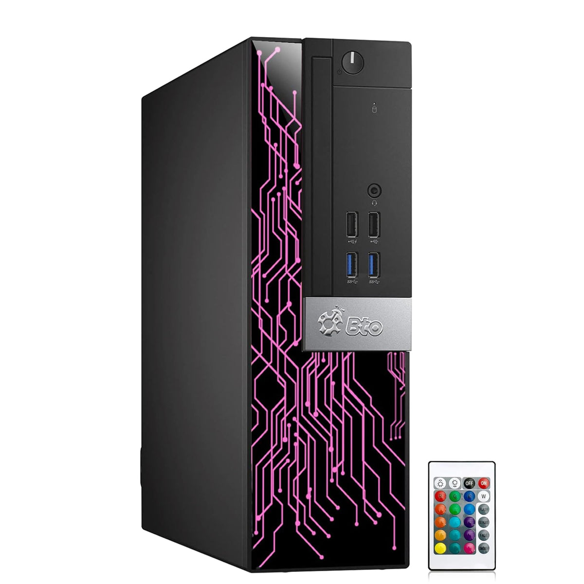 RGB Gaming PC with 24 Inch Monitor Intel i5 16GB RAM 512GB SSD H159