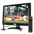 14” Portable LCD TV Monitor 1080P Rechargeable Battery Operated with Remote Control I891