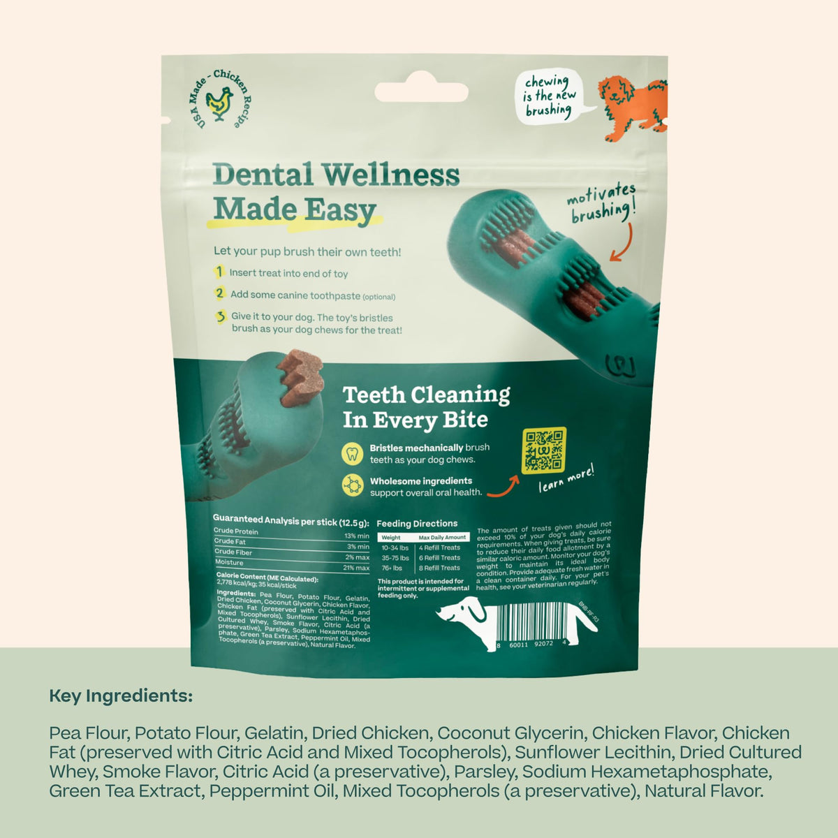 Chicken 18 Count Dog Dental Stick Refills A38724