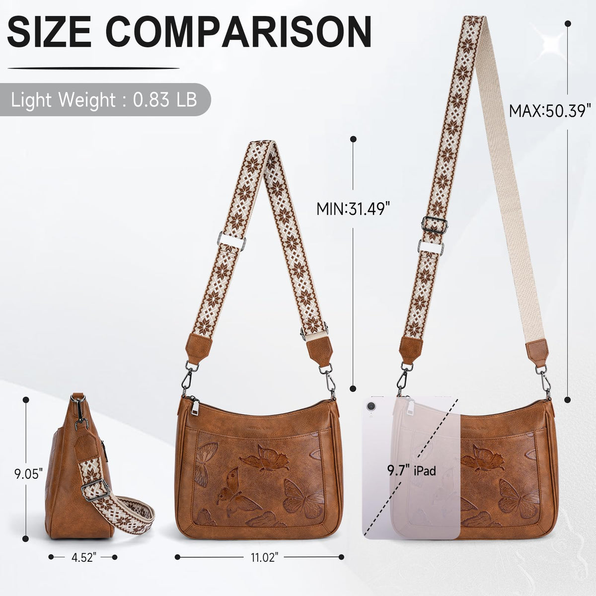 Vegan Leather Crossbody Bag V232