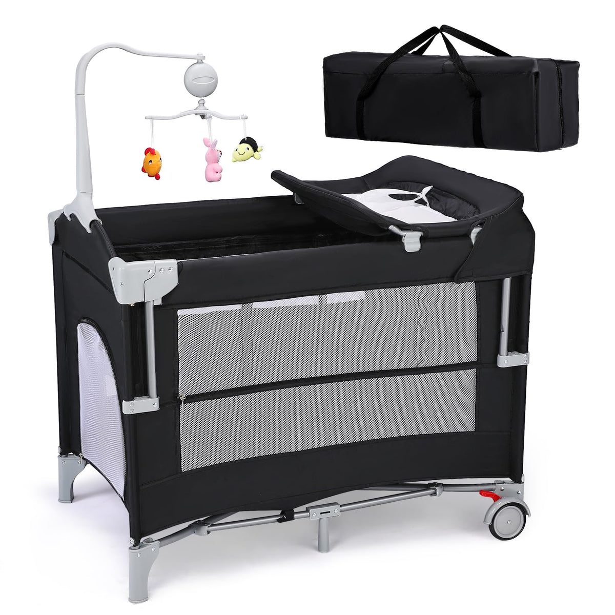 5-in-1 Pack and Play with Bassinet and Changing Table S852912