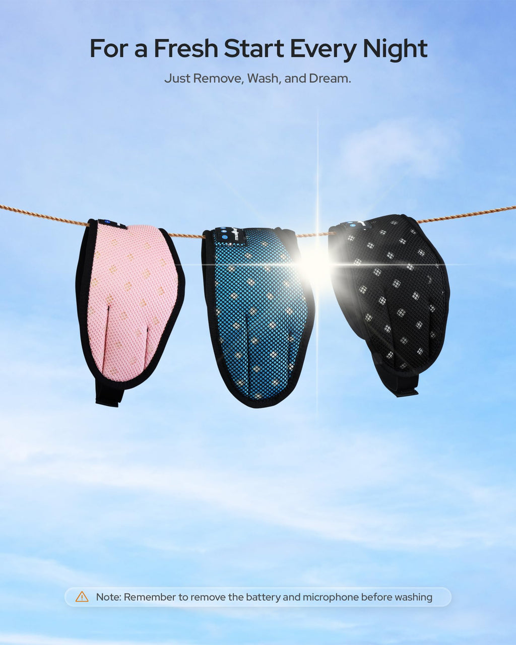 Bluetooth Sleep Mask Headphones N2271