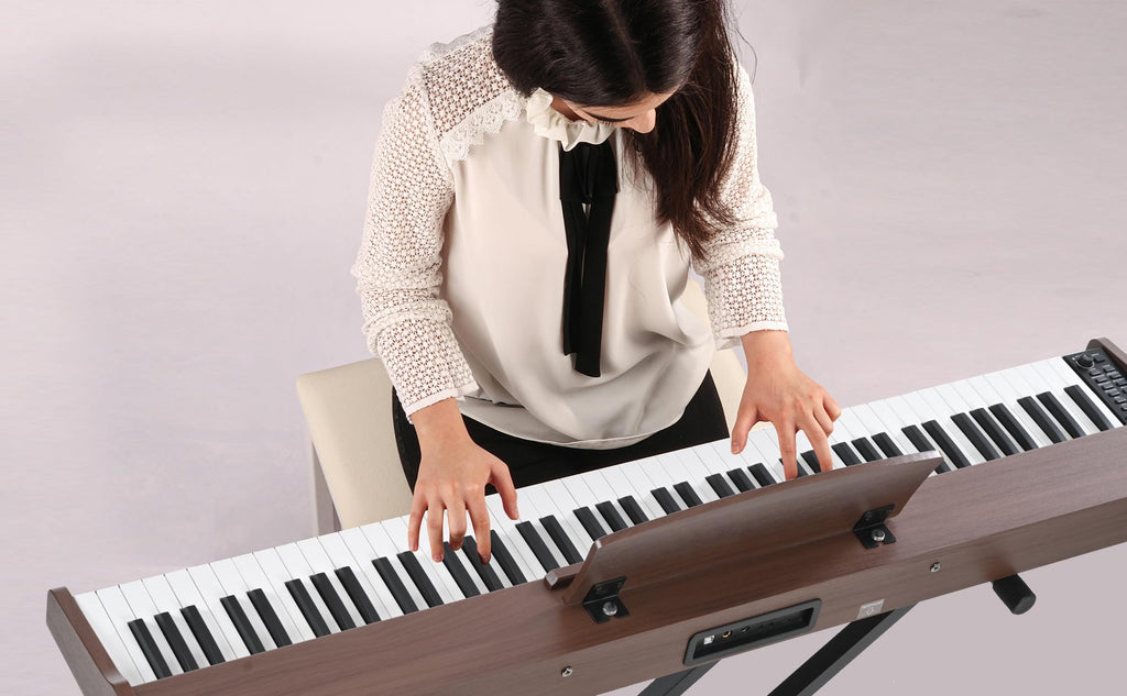 88 Key Weighted Digital Piano with Bench and Stand N3157
