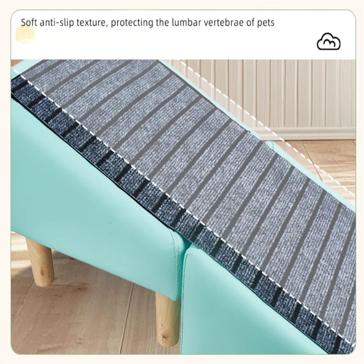 Pet Stairs Small Dog Climbing Ladder Non-Slip D63334
