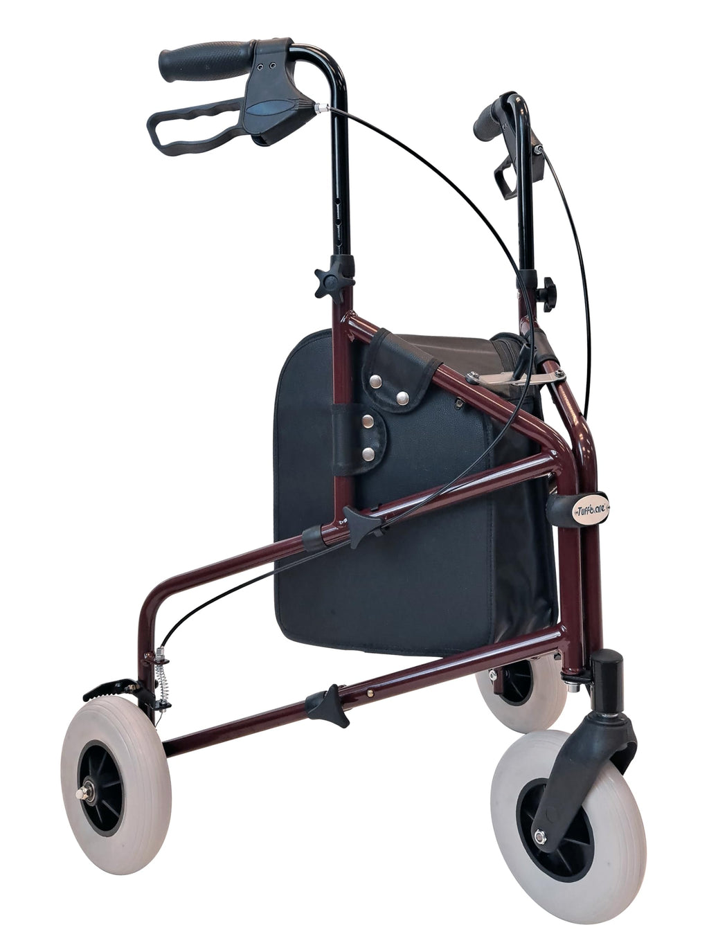Lightweight Retractable 3 Wheel Walker with Balloon Tires C1156