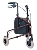 Lightweight Retractable 3 Wheel Walker with Balloon Tires C1156