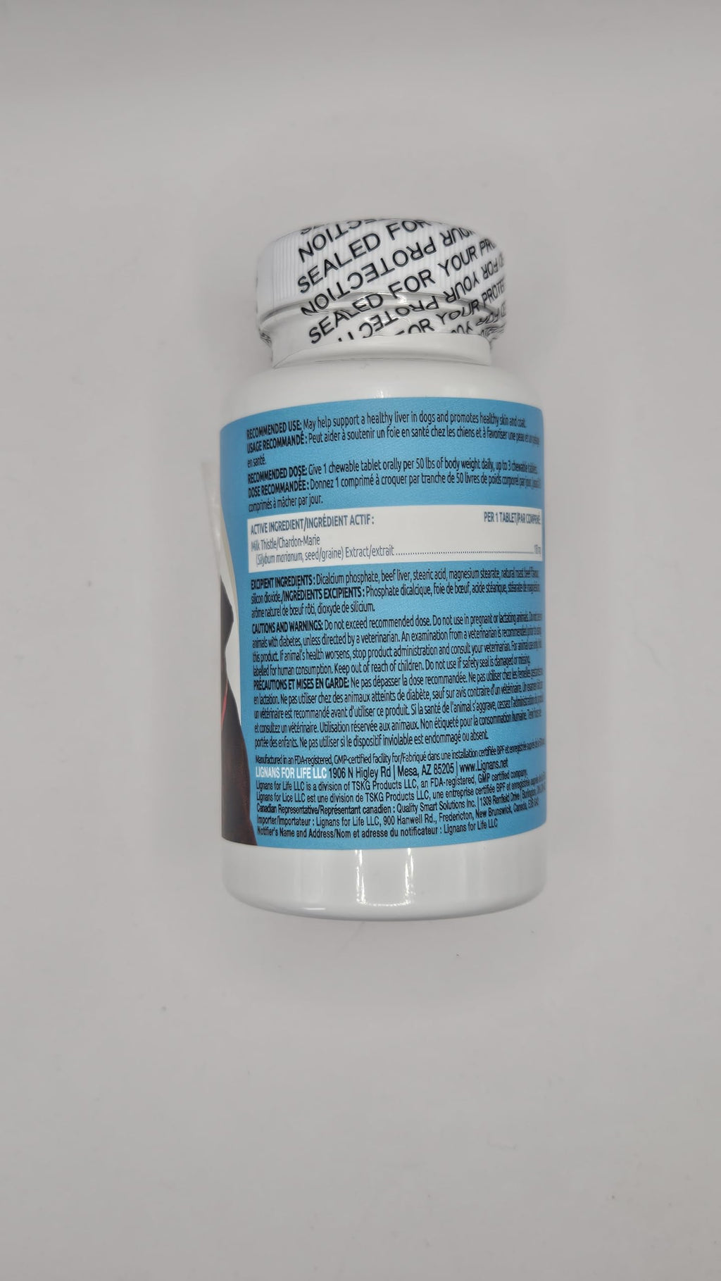 Milk Thistle Liver Support 60 Beef Chewable Tablets T408