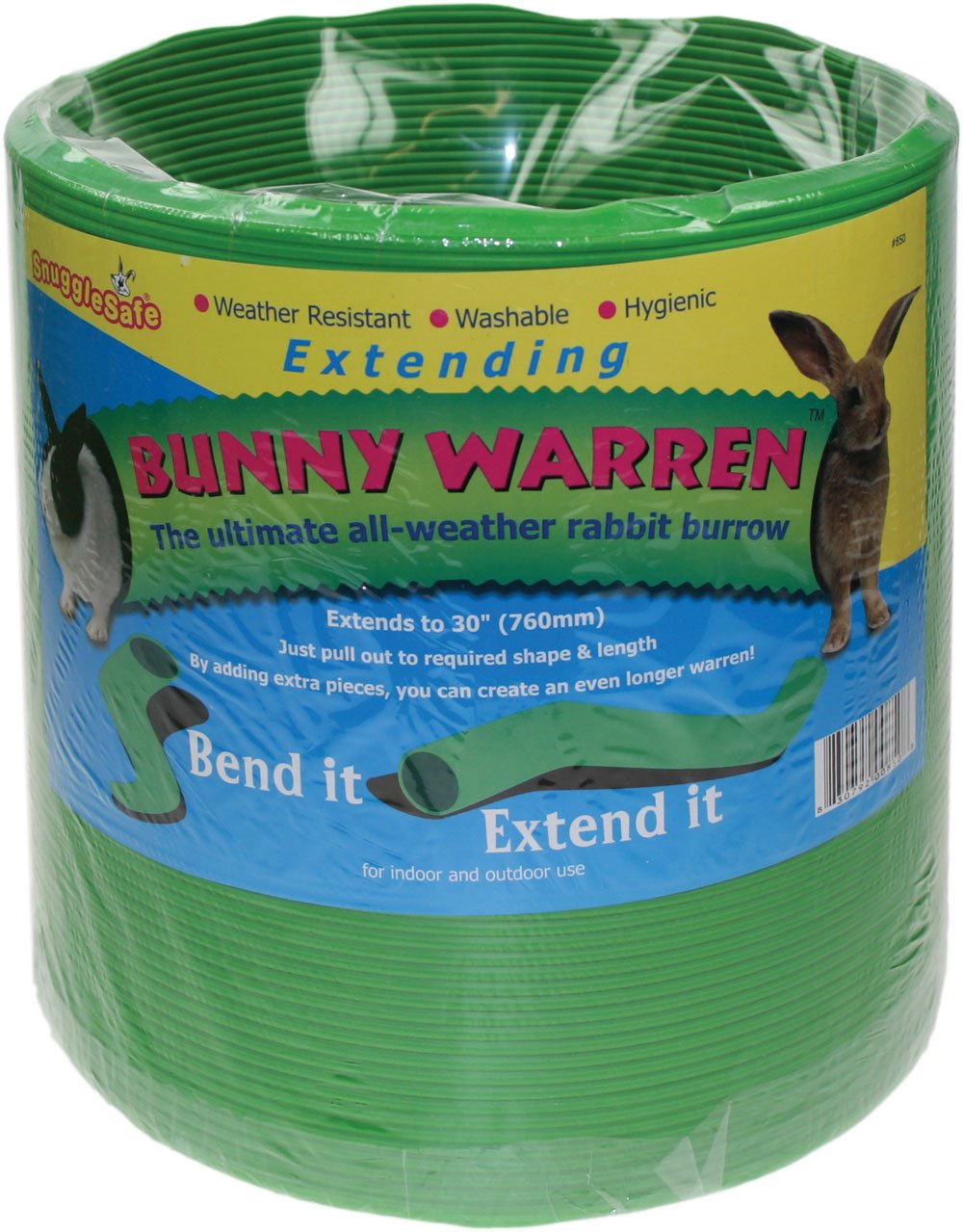 Green Flexible Bunny Warren Fun Tunnel W409858
