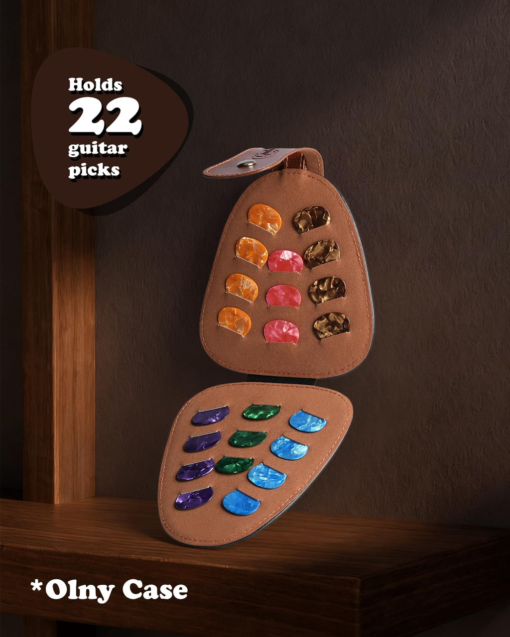 Guitar Picks Holder PU Leather Bag X792