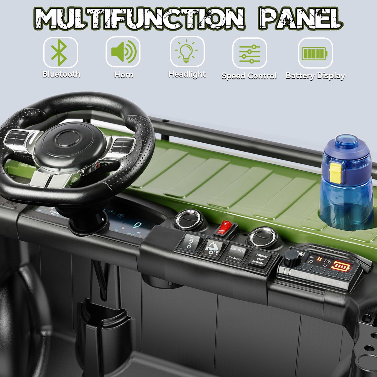 24V 4WD 2-Seater Ride on Dump Truck V795996