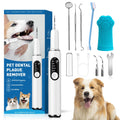 Dog Teeth Cleaning Kit with LED Light 5 Adjustable Modes Electric Toothbrush W2837