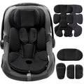 Infant Car Seat Insert with Adjustable Head Support, Black L79298