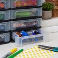 2 Pack 4 Drawer Plastic Storage Organizer M6641