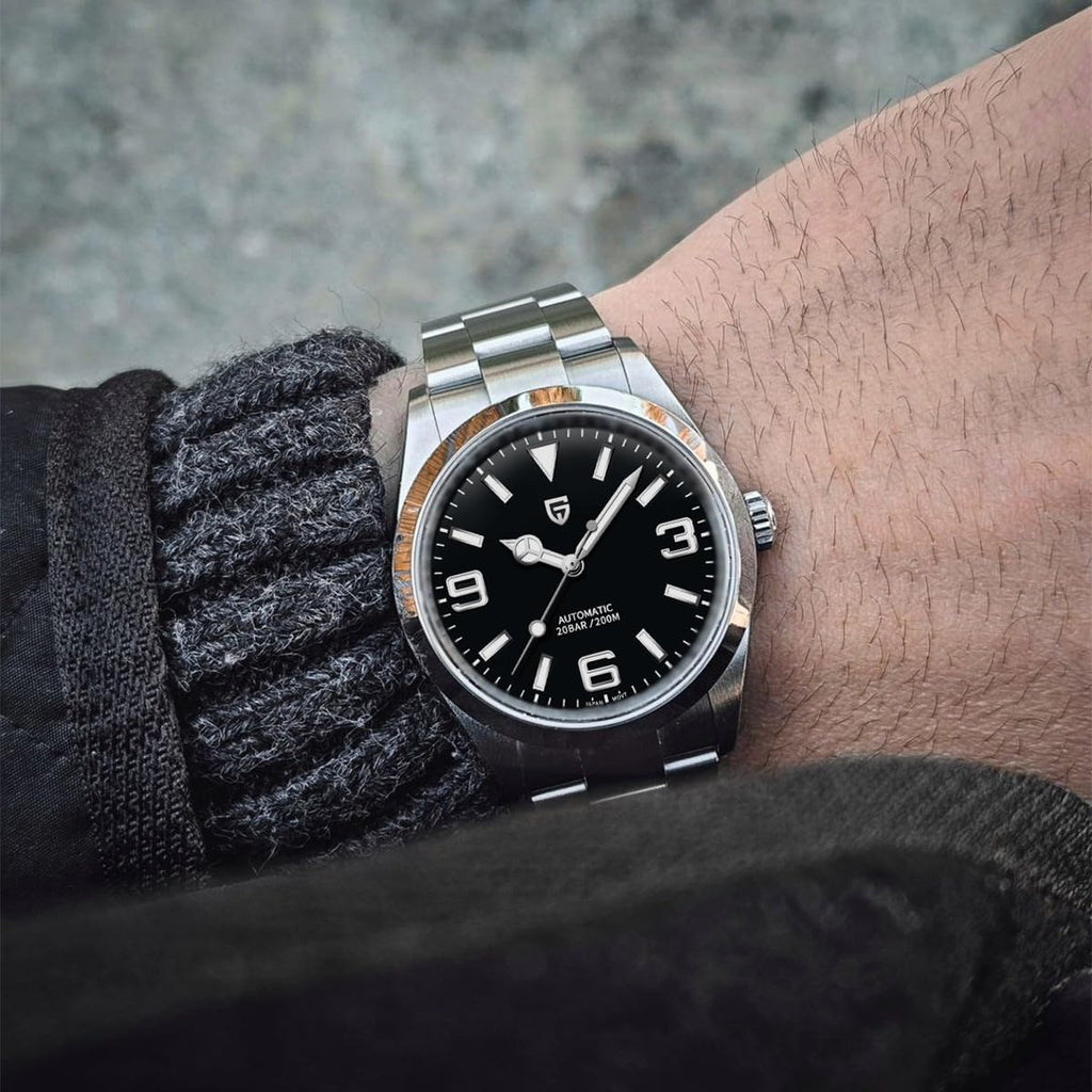 Automatic Diver Watch Sapphire Glass Stainless Steel 40MM Waterproof Wrist Watch U5406
