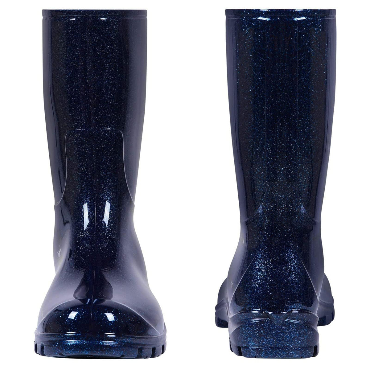 Women's Mid Calf Waterproof Rubber Rain Boots I635
