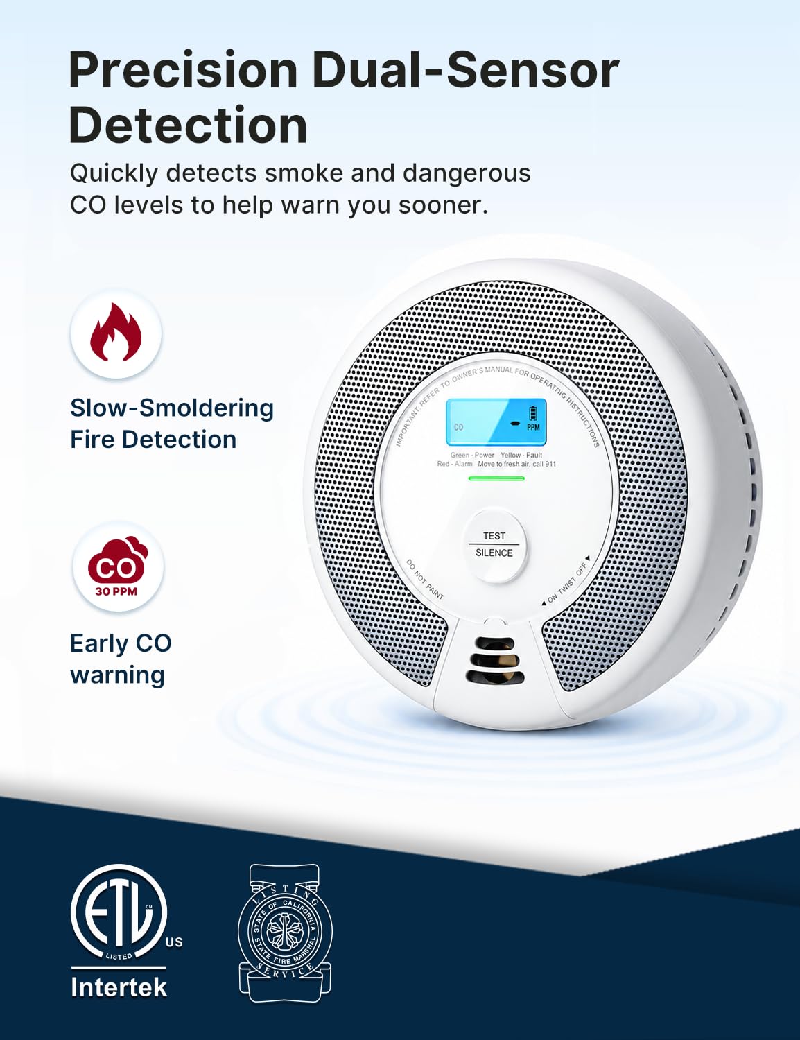 Smoke and Carbon Monoxide Detector Combo 3-Pack H653676