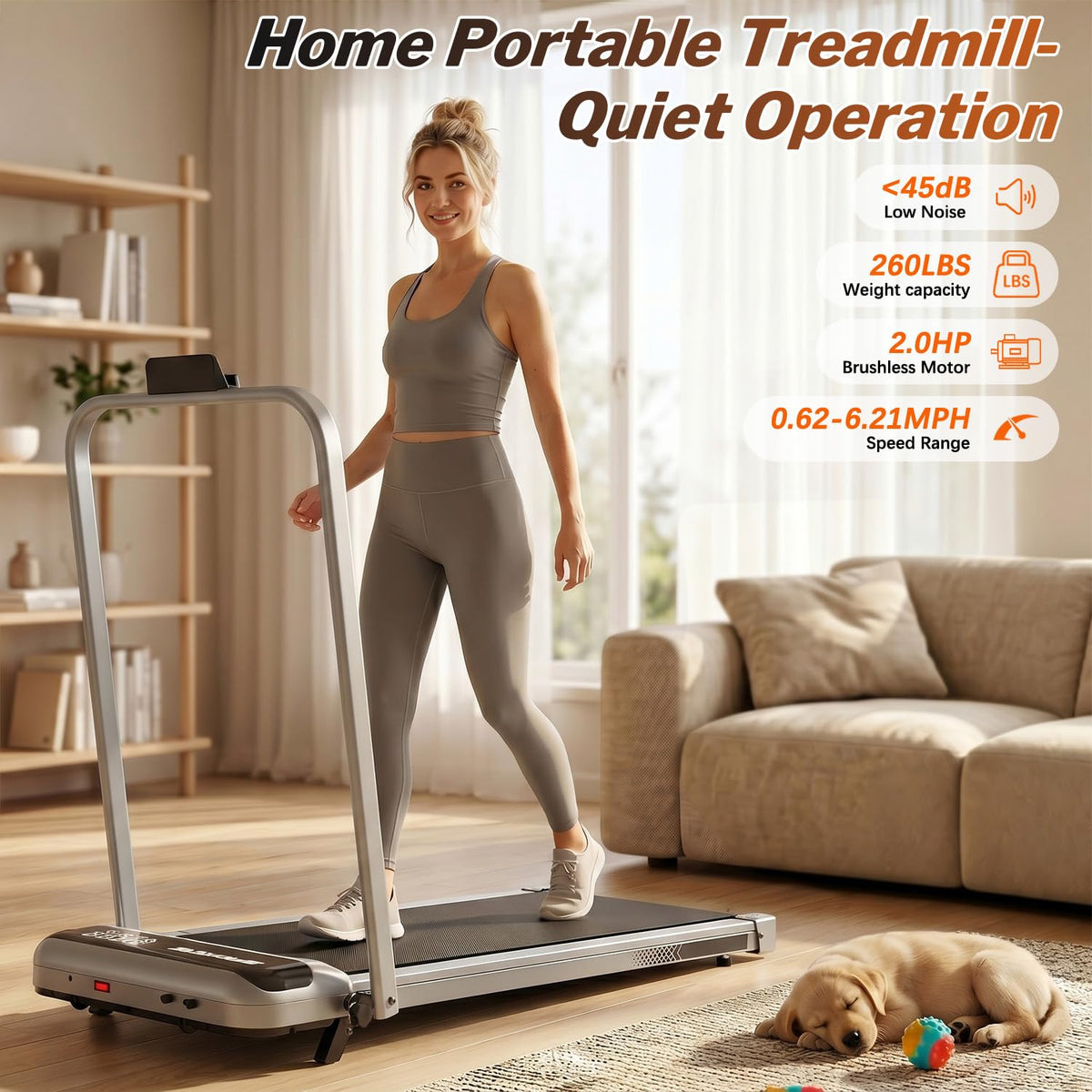 Foldable Treadmill E965