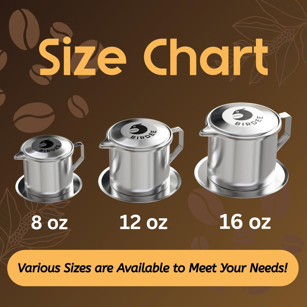 Vietnamese Coffee Dripper 12 oz Stainless Steel H53207