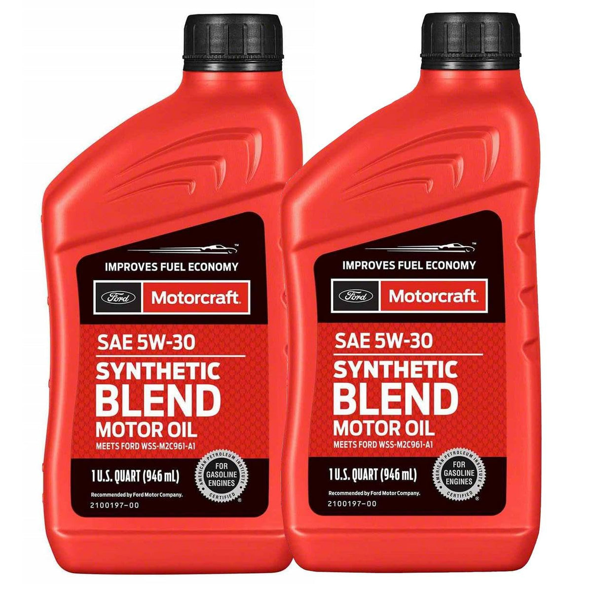SAE 5W-30 2 Quarts Synthetic Blend Motor Oils B84604