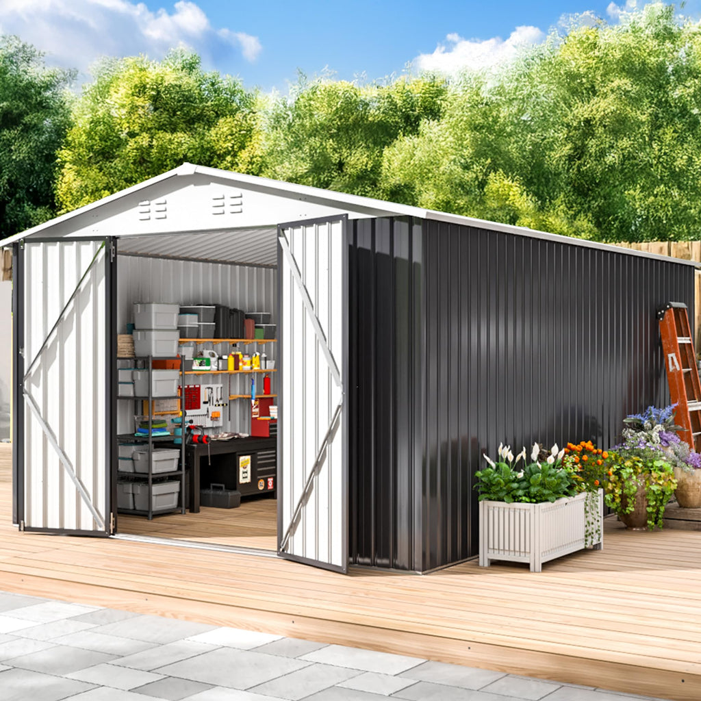 10x14 FT Outdoor Storage Shed B371