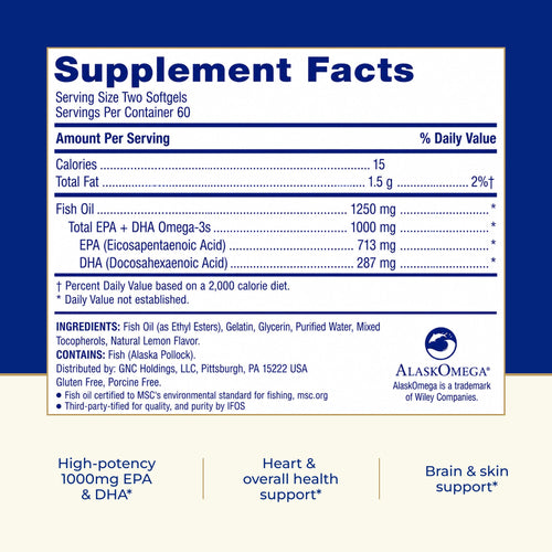1000mg Fish Oil 120 Count Q619692
