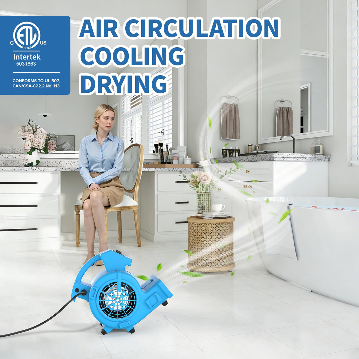 500 CFM High Velocity Floor Dryer W284392