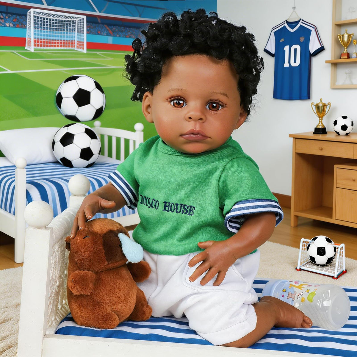 Black 20 Inch Reborn Baby Doll D231463