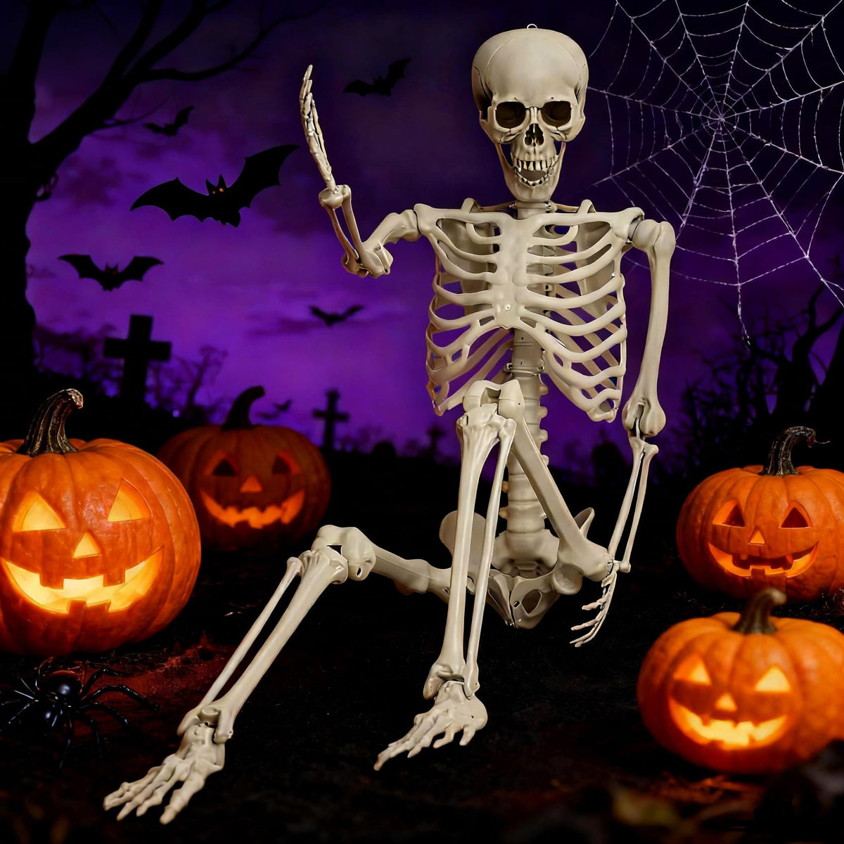 5.4ft Posable Life Size Skeleton G752126