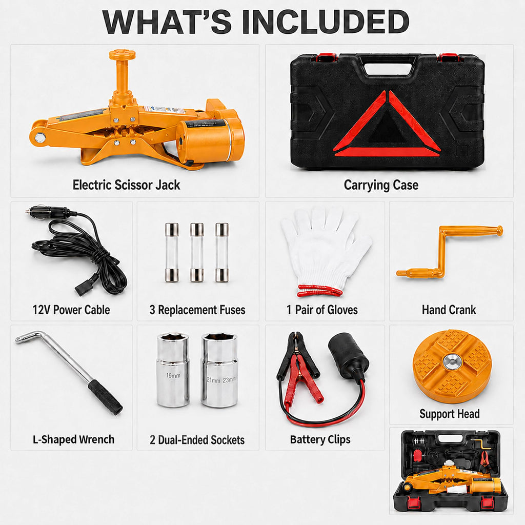 3 Ton 12V Electric Scissor Car Jack Z3729