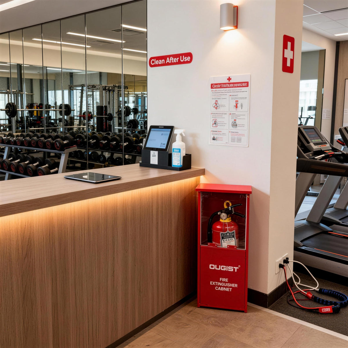 Fire Extinguisher Cabinet with Acrylic Window S290