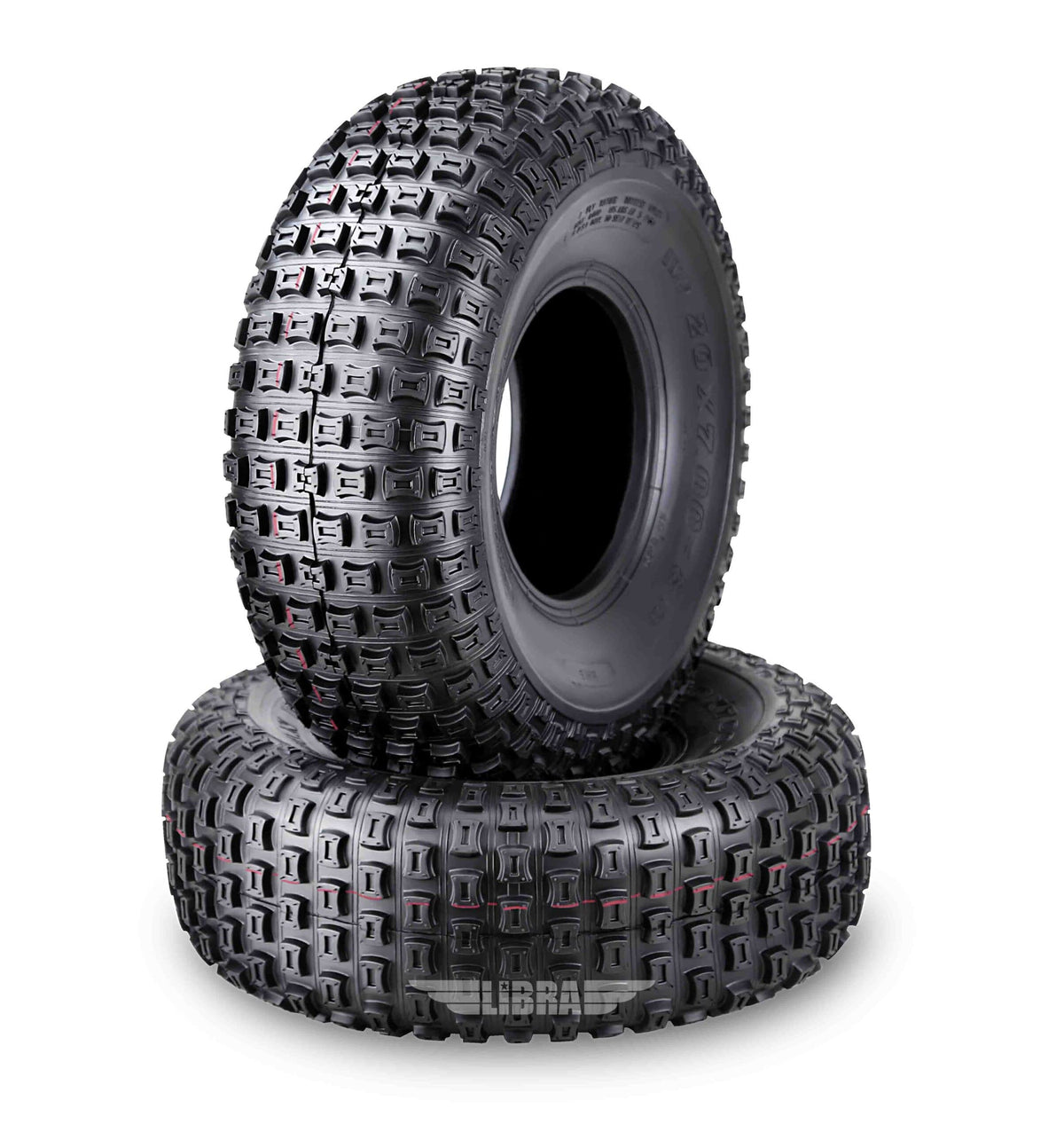 Set 2 ATV Tires 20x7-8 4PR V226