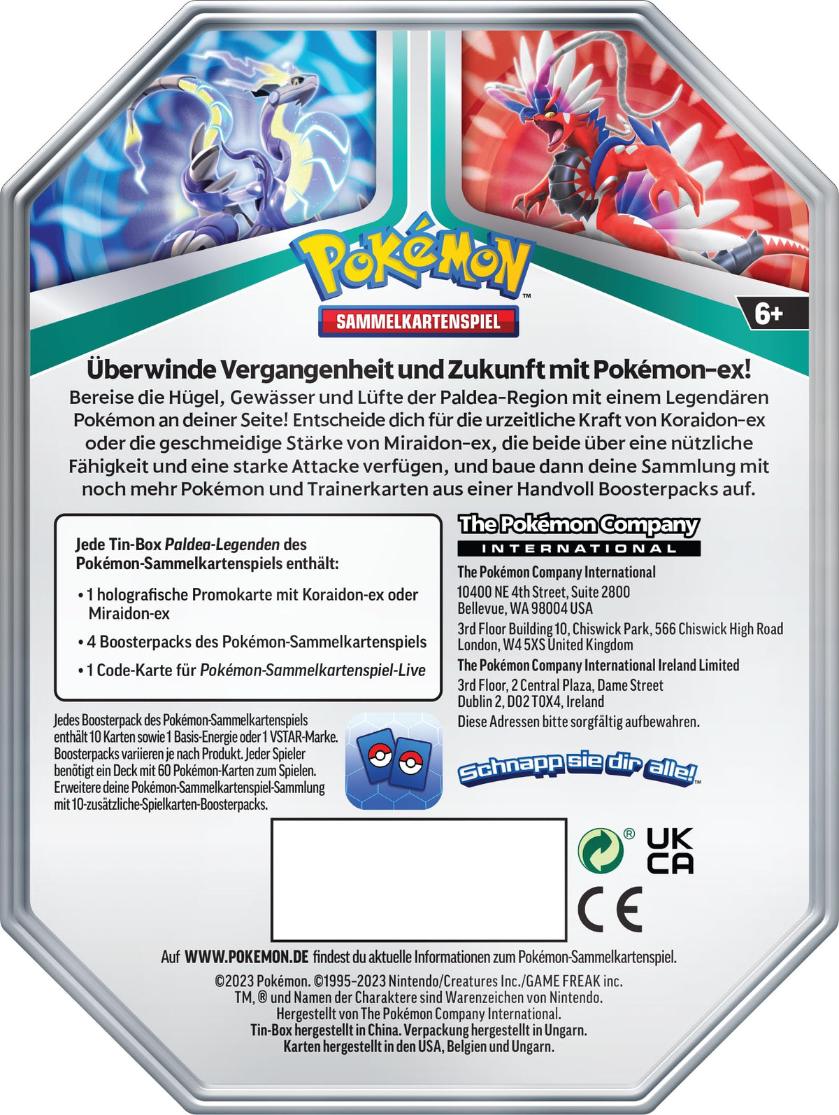 Trading Card Game Tin Box E36897