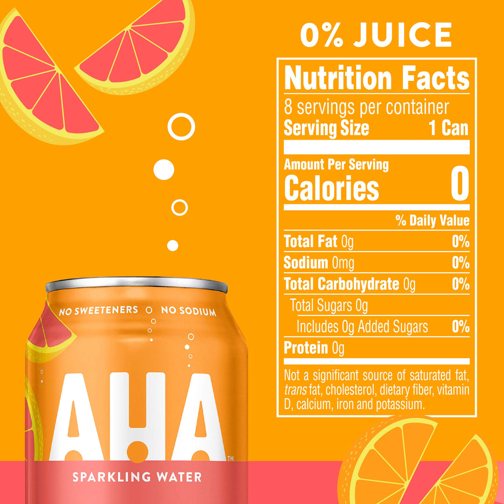 Orange Grapefruit Sparkling Water 8 Pack P4935