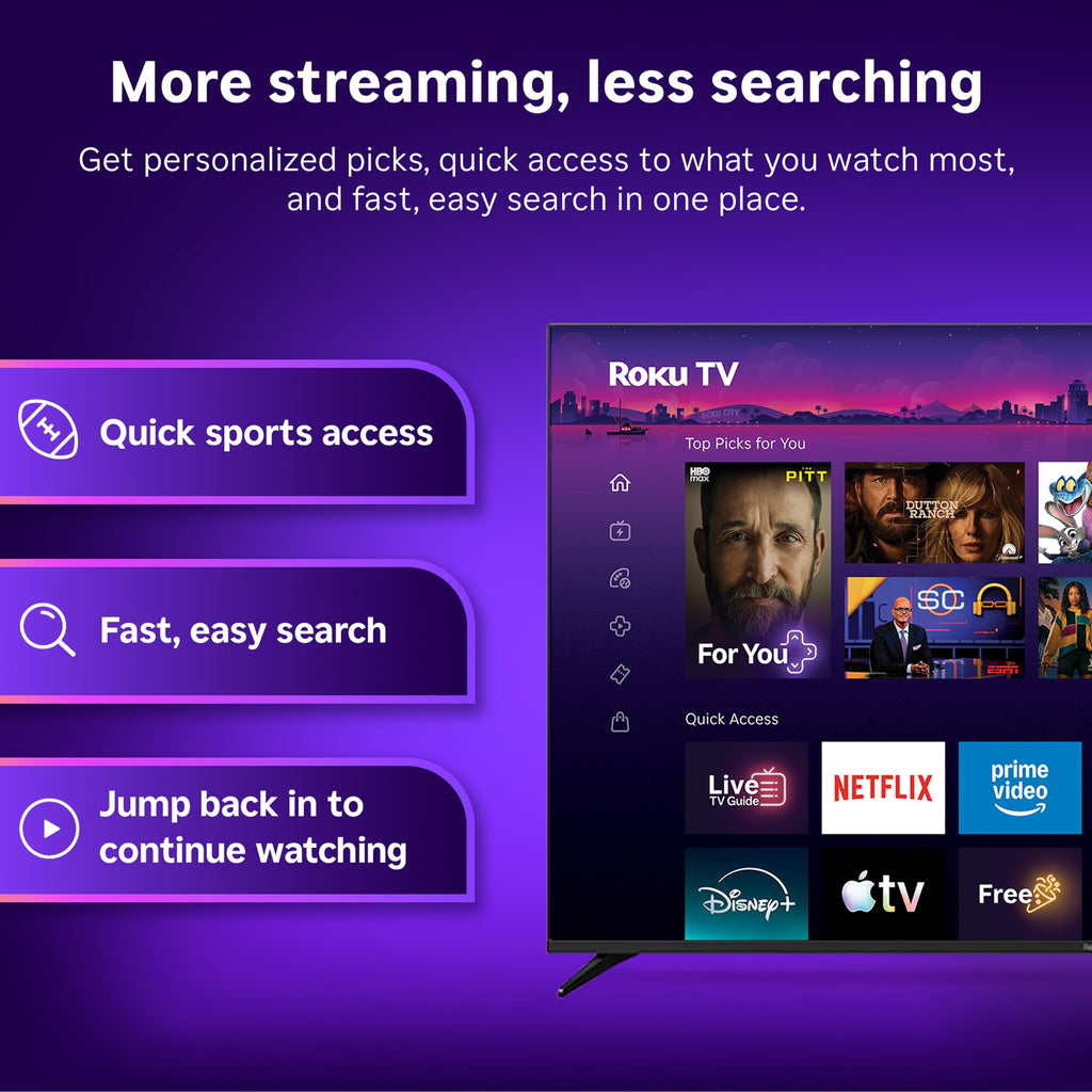 75-Inch 4K QLED Mini-LED Smart TV C6494