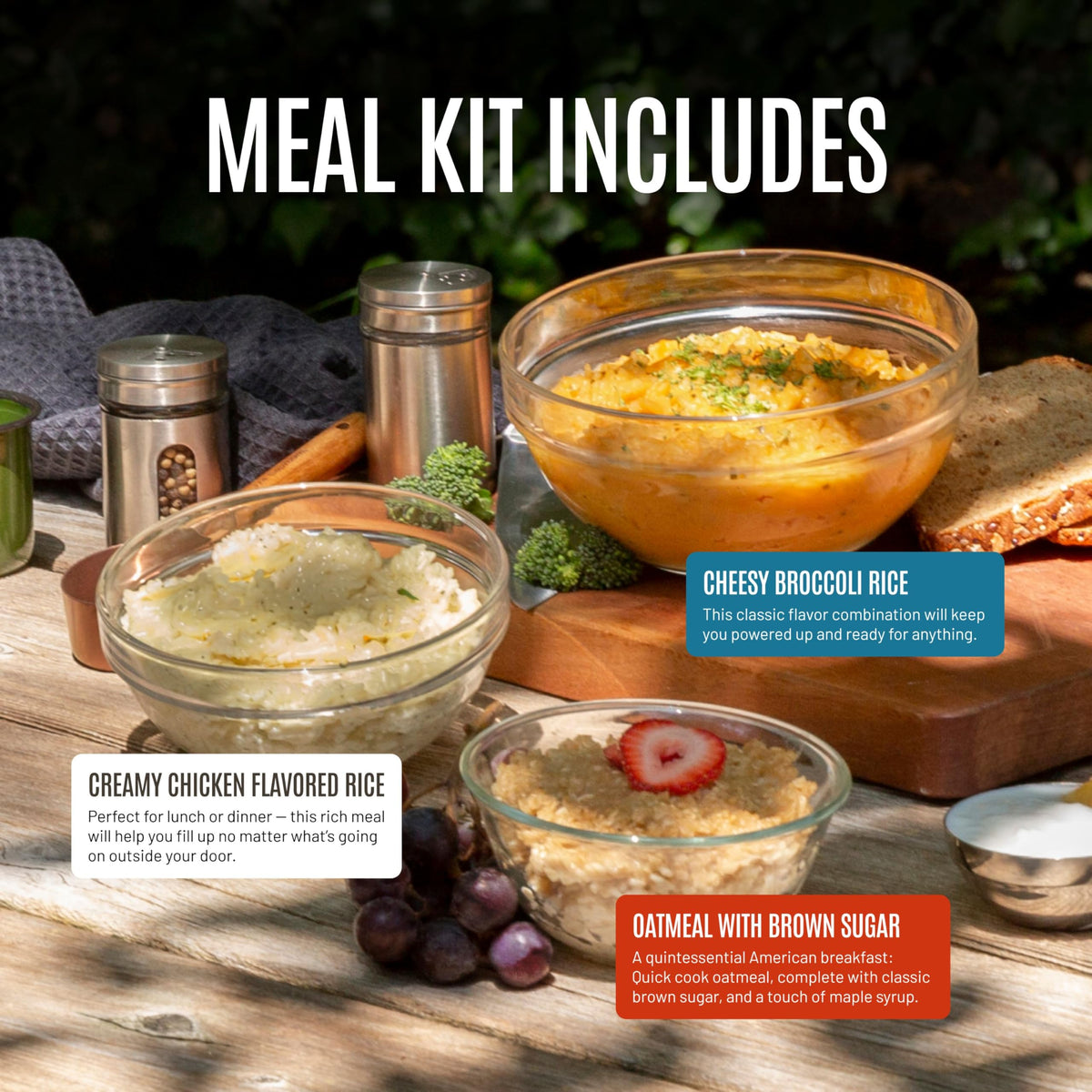 3 Day Emergency Meal Kit, 26 Servings J931