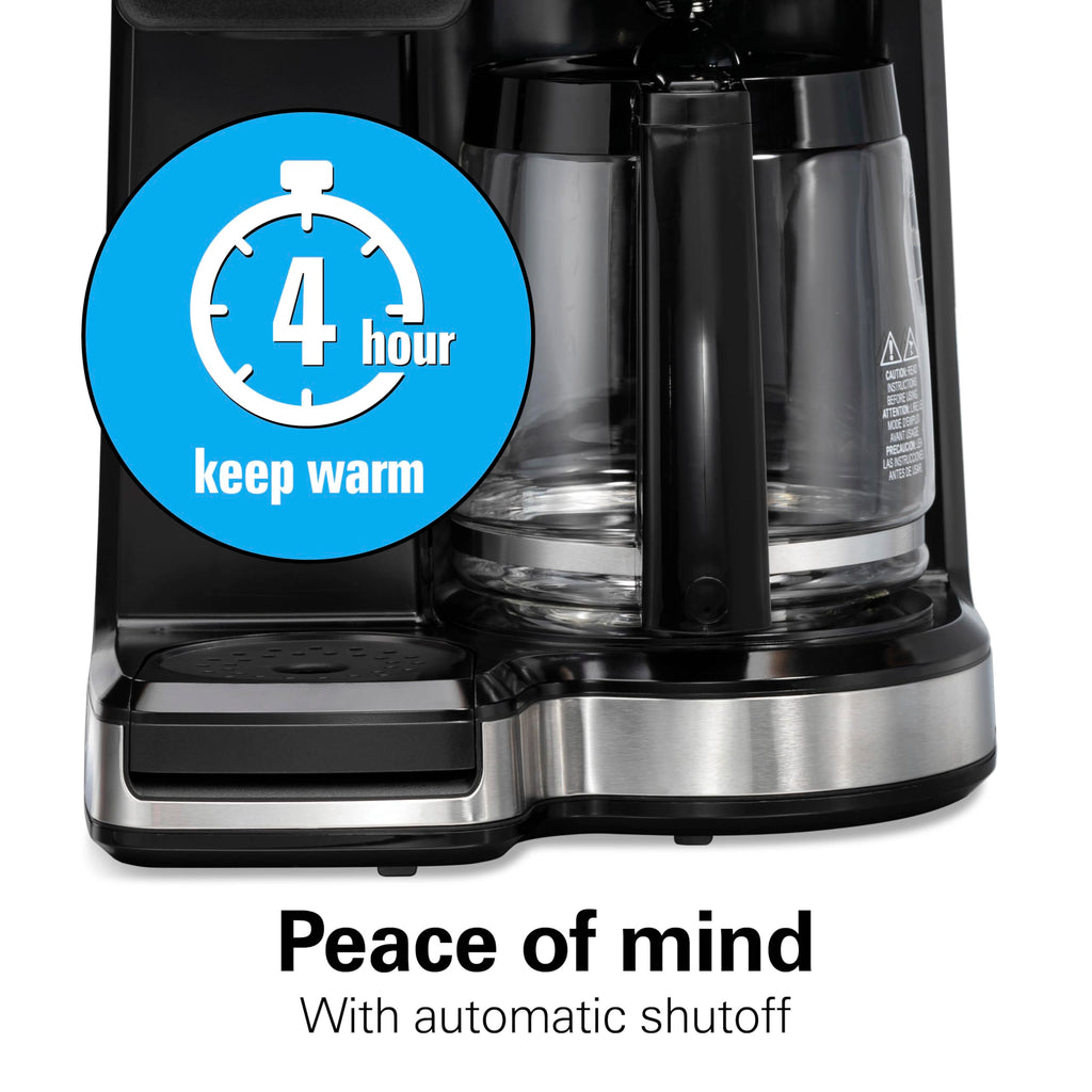 2-Way Drip Coffee Maker & Single Serve Coffee Machine E848671